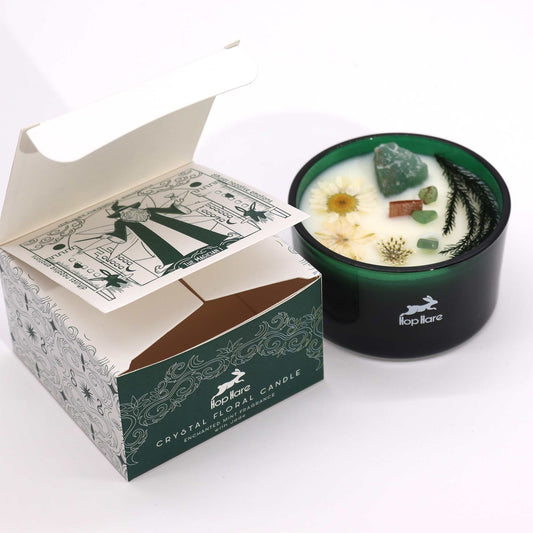 Hop Hare Crystal Magic Flower Candle - The Magician AWGifts Dropship