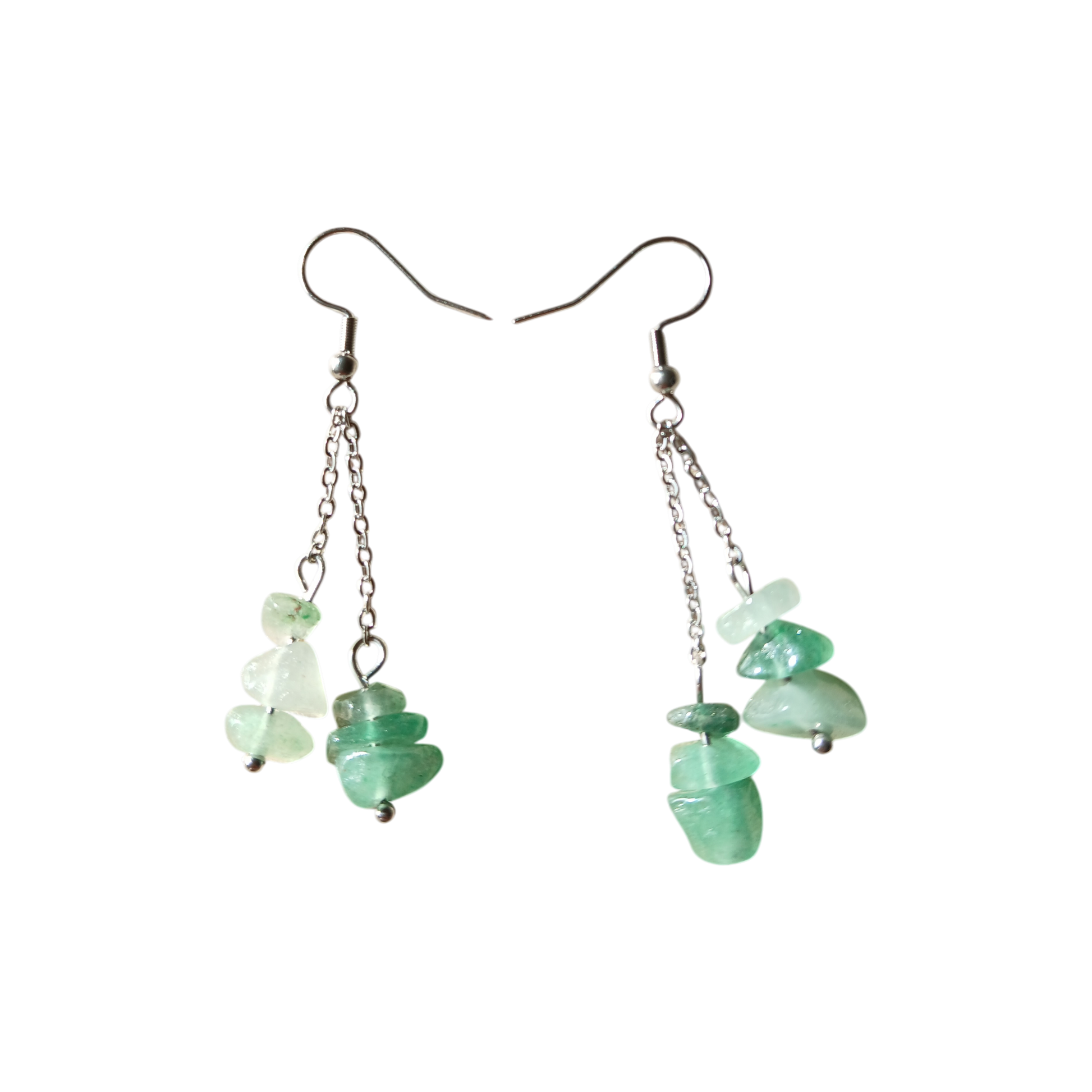 Boucles d'oreilles baroque en Améthyste, Aventurine verte ou Labradorite Ozora