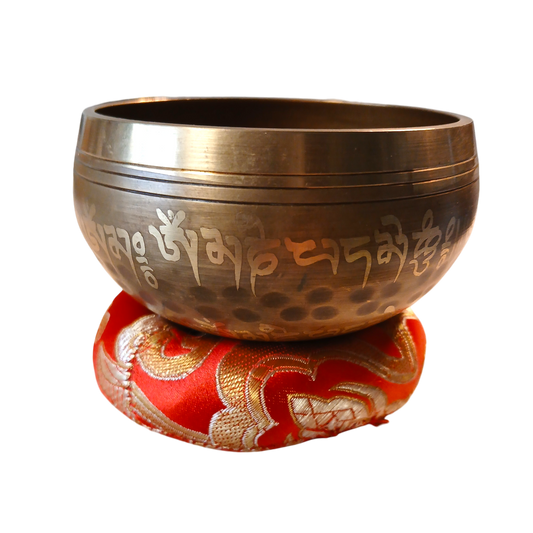 Bol chantant tibétain "om" 8 cm Ozora