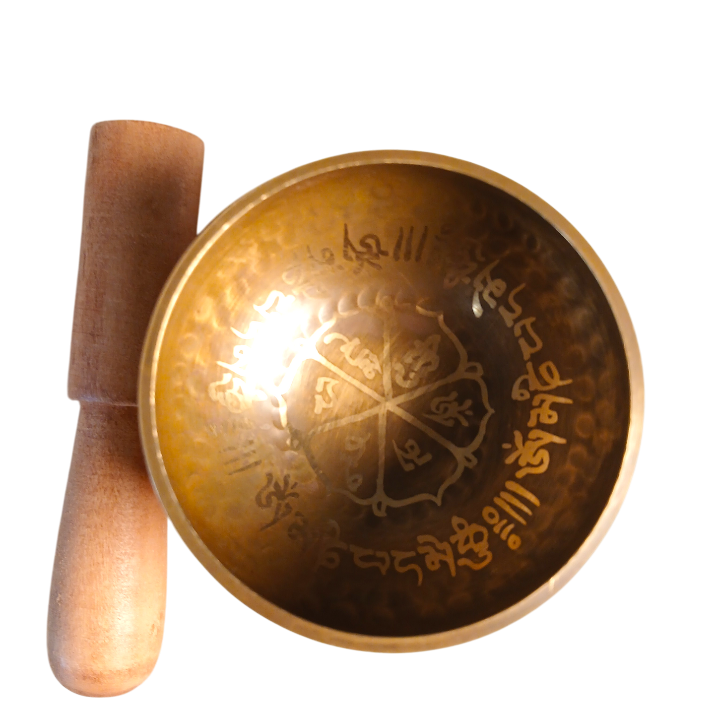 Bol chantant tibétain "om" 8 cm Ozora