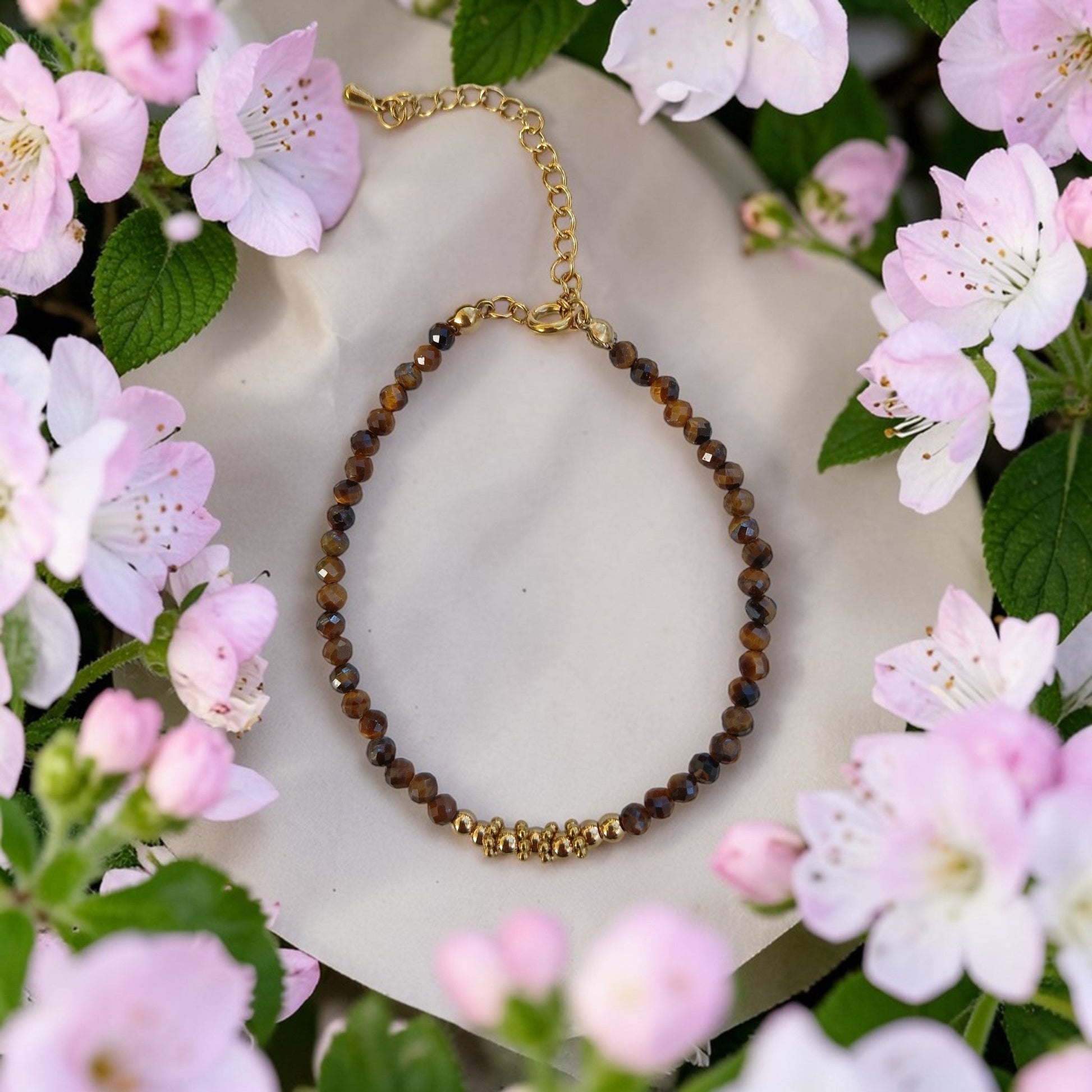 Bracelet "Aléa" en œil de tigre Ozora
