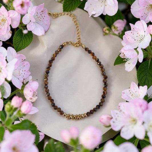 Bracelet "Aléa" en œil de tigre Ozora