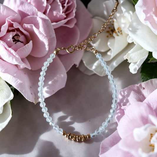 Bracelet "Aléa" en Cristal de roche Ozora