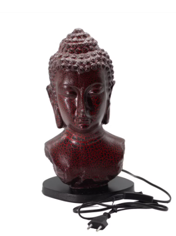 Lampe Buste de Bouddha Molten Lava Ozora