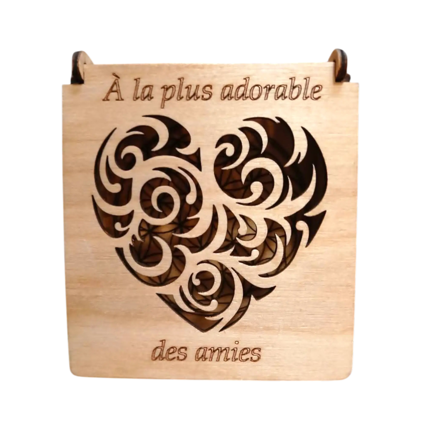 Boîte cœur tribal Ozora Création