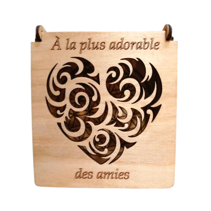 Boîte cœur tribal Ozora Création