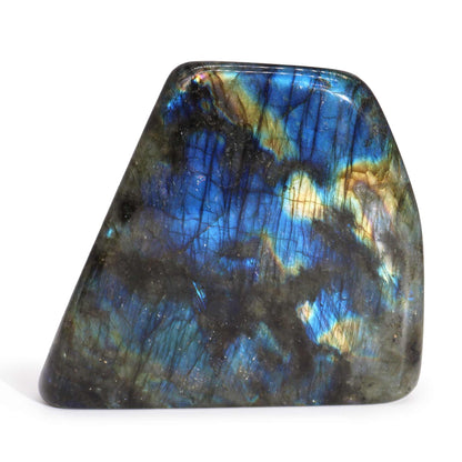 Grande Labradorite de Madagascar – Pierre Polie Naturelle 900 à 1100 g (100 à 170 mm) Ozora
