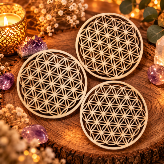 Fleur de vie en bois Ozora Création