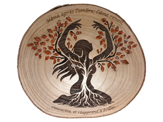 Tableau "Renaissance de l'âme" Ozora Création