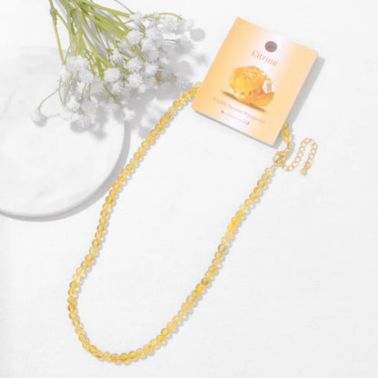Collier en pierres naturelles 4 mm Ozora Création