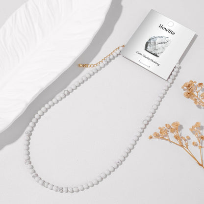 Collier en pierres naturelles 4 mm Ozora Création