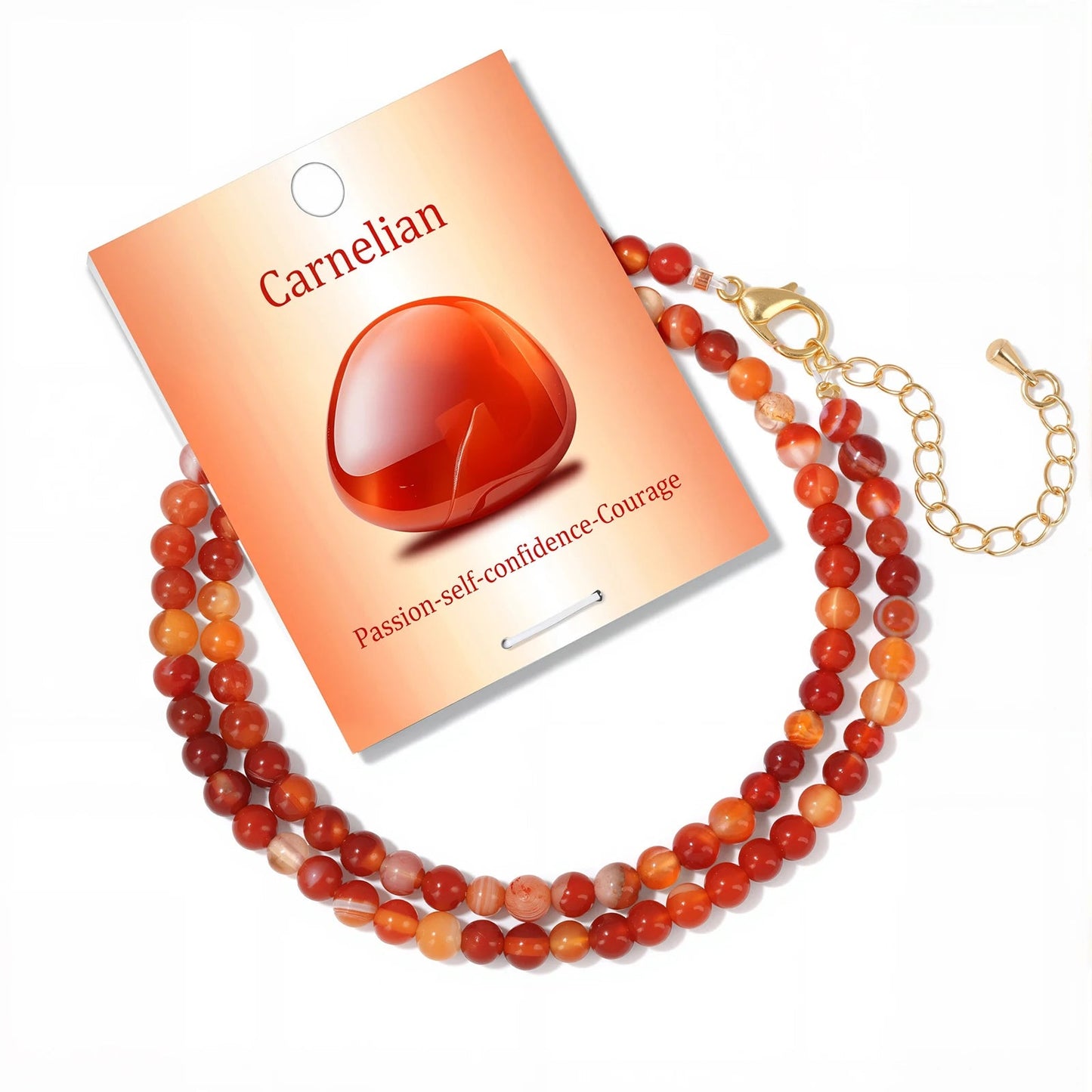 Collier en pierres naturelles 4 mm Ozora Création