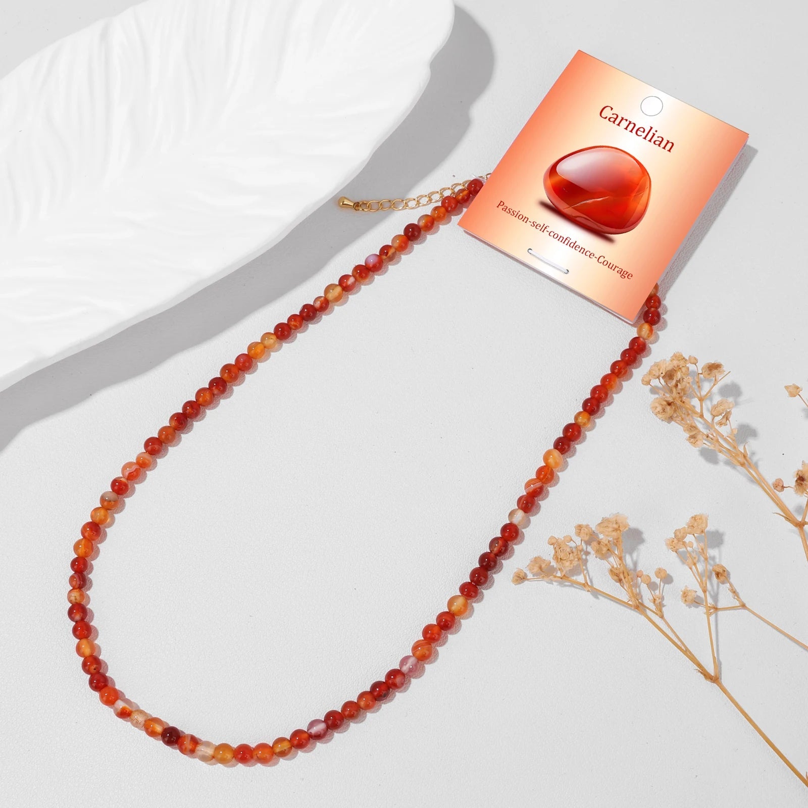 Collier en pierres naturelles 4 mm Ozora Création