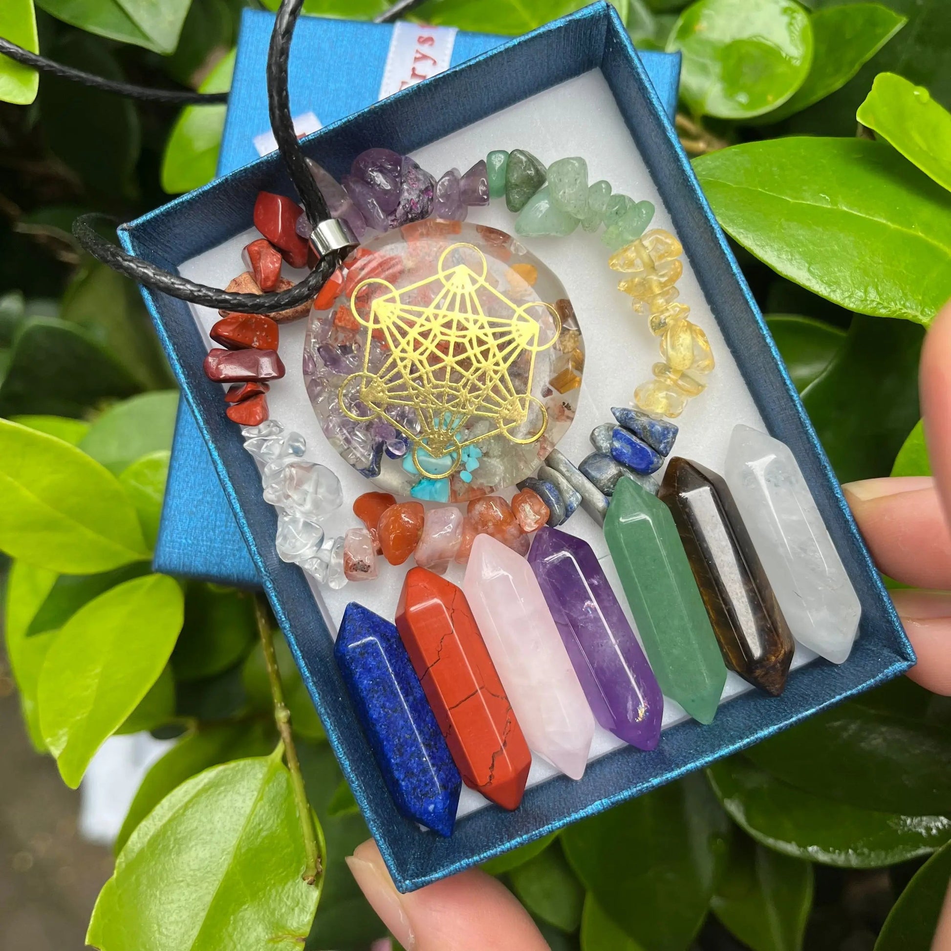 Coffret 7 chakras d'alignement énergétique Ozora