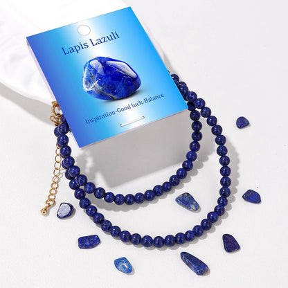 Collier en pierres naturelles 4 mm Ozora Création