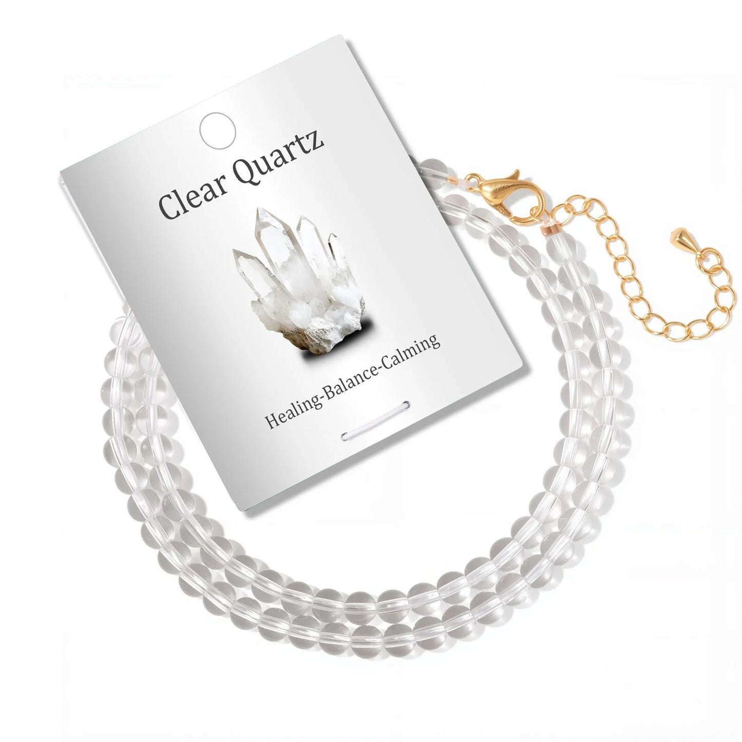 Collier en pierres naturelles 4 mm Ozora Création