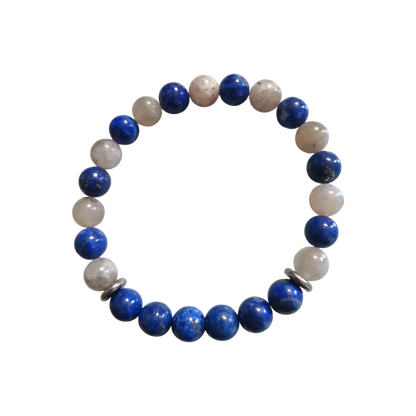 Bracelet Lapis-lazuli & Labradorite - "Voie Intérieure" Ozora Création
