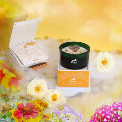 Hop Hare Crystal Magic Flower Candle - The Lion AWGifts Dropship