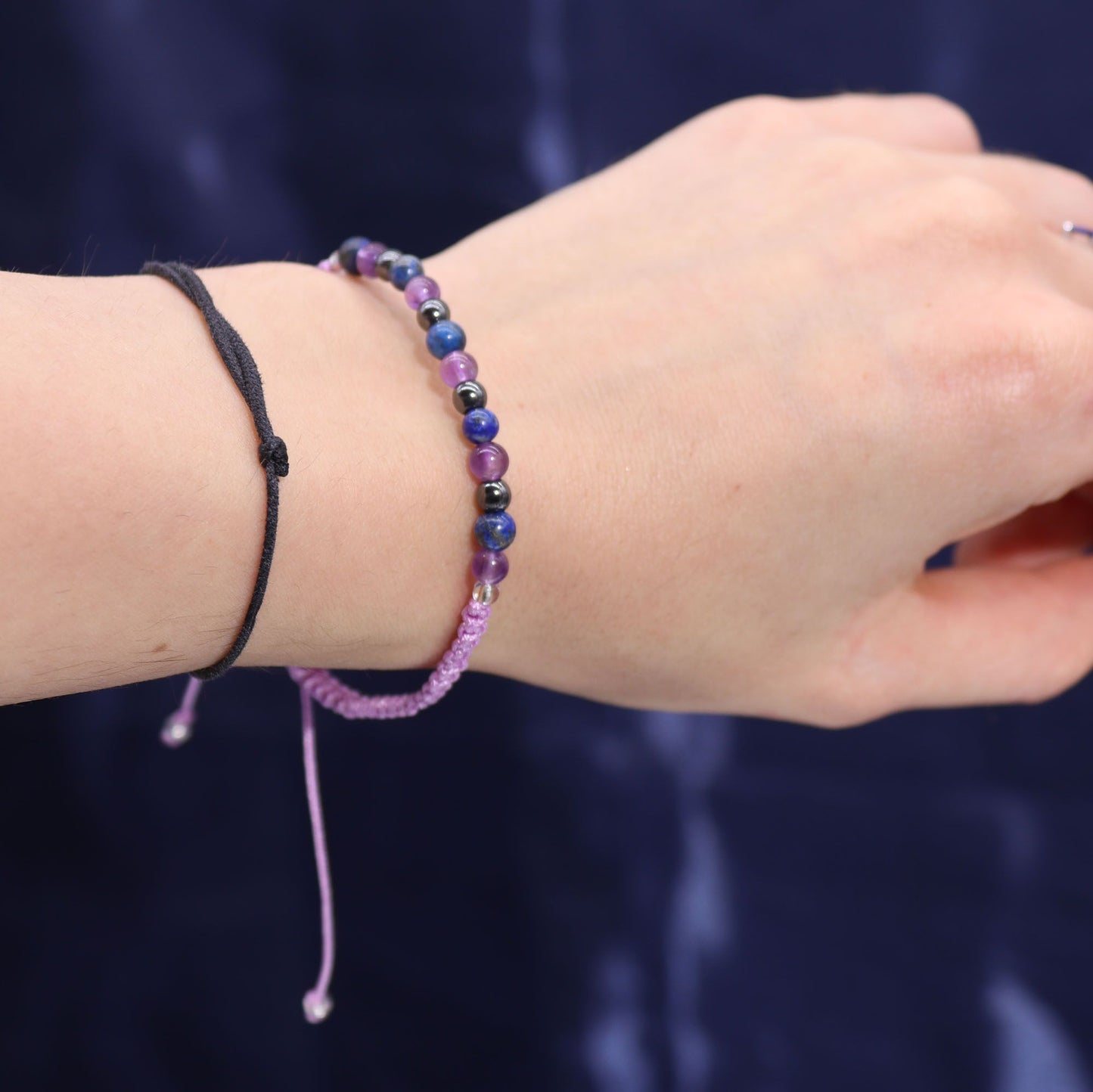 Zodiac Crystal Candle with Gemstone Bracelet - Aquarious AWGifts Dropship