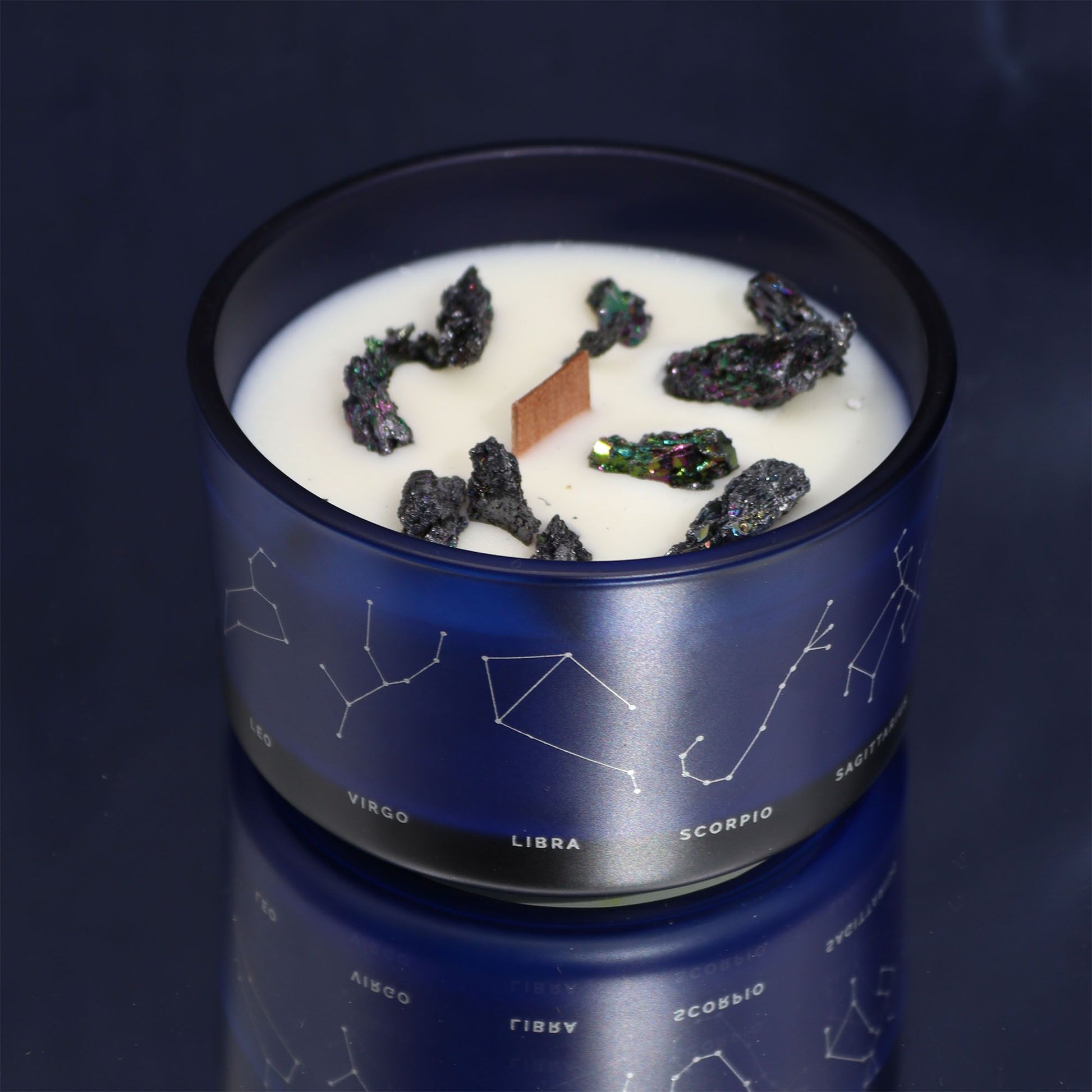 Zodiac Crystal Candle with Gemstone Bracelet - Aries AWGifts Dropship