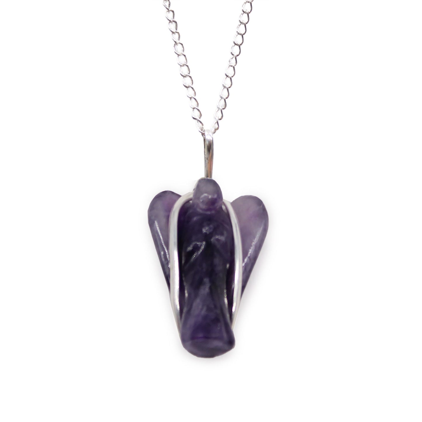 Collier ange gardien en amérhyste