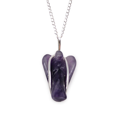 Collier ange gardien en amérhyste