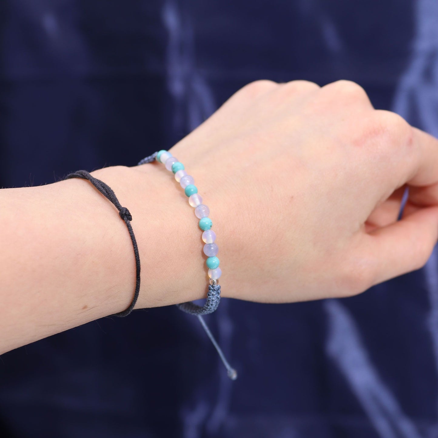 Zodiac Crystal Candle with Gemstone Bracelet - Pisces AWGifts Dropship
