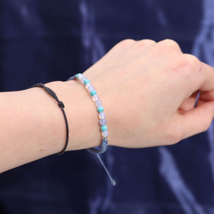 Zodiac Crystal Candle with Gemstone Bracelet - Pisces AWGifts Dropship