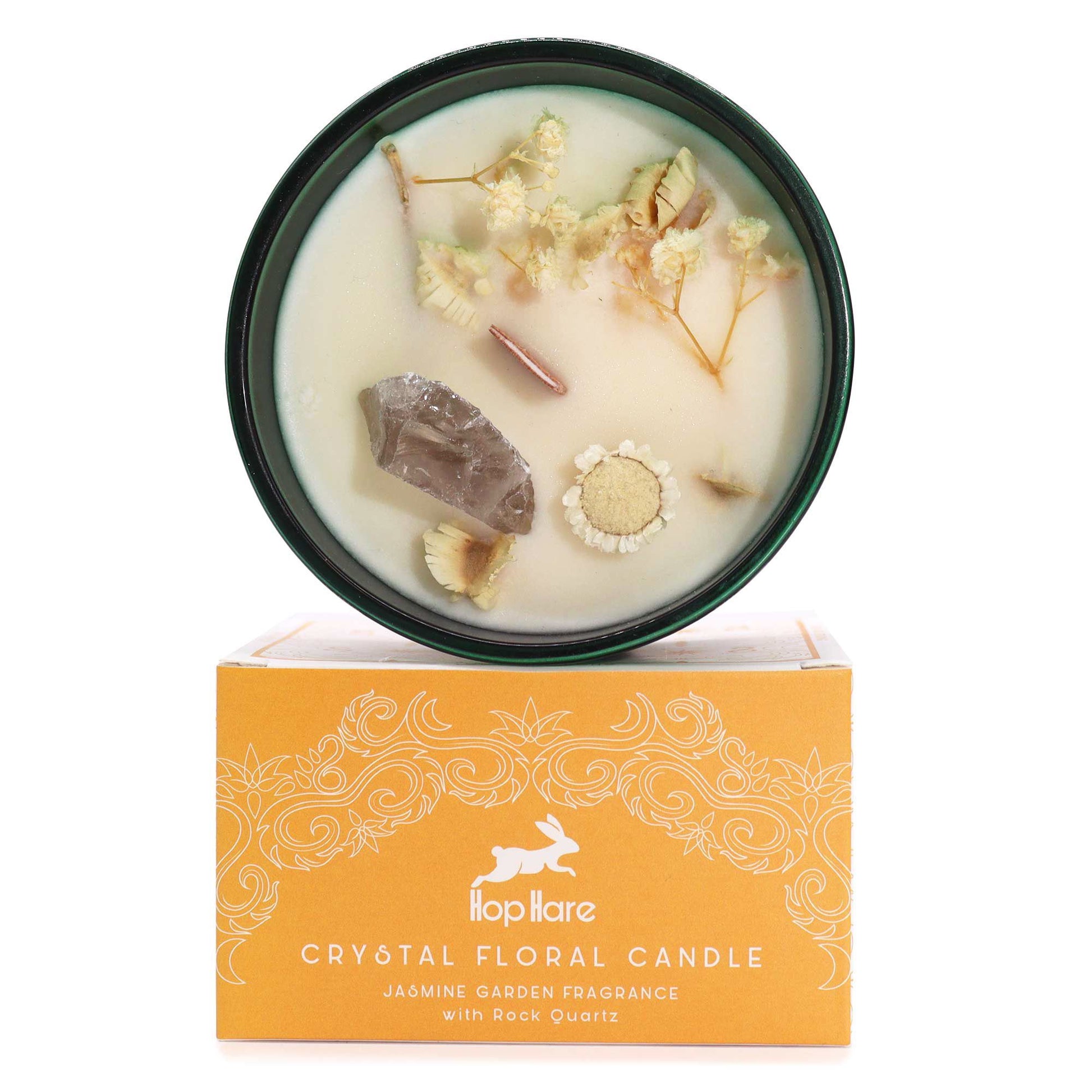 Hop Hare Crystal Magic Flower Candle - The Lion AWGifts Dropship