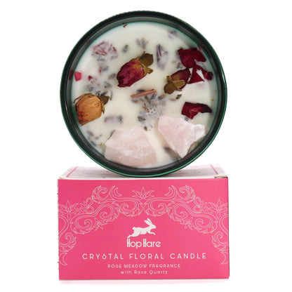 Hop Hare Crystal Magic Flower Candle - The Lovers AWGifts Dropship