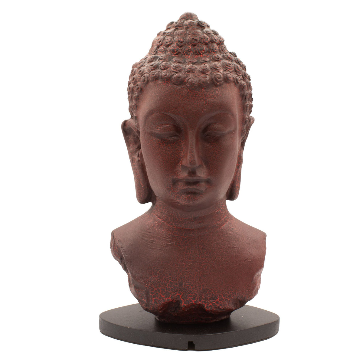 Buddha Bust Lamp Molton Lava - Oval stand AW Dropship Europe
