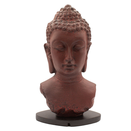 Buddha Bust Lamp Molton Lava - Oval stand AW Dropship Europe