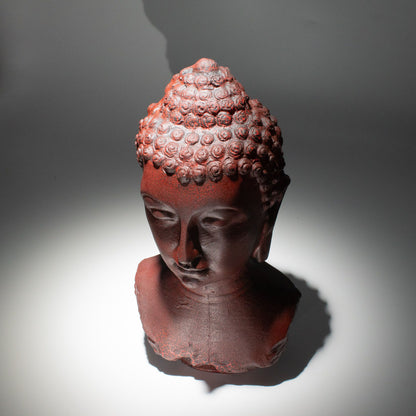 Buddha Bust Lamp Molton Lava - Oval stand AW Dropship Europe