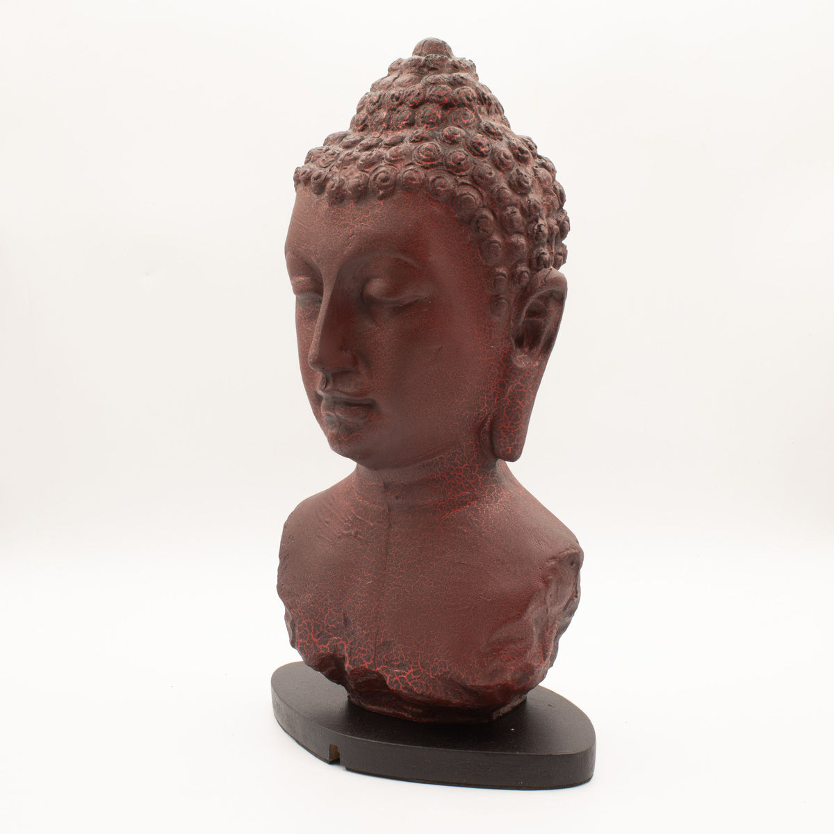 Buddha Bust Lamp Molton Lava - Oval stand AW Dropship Europe