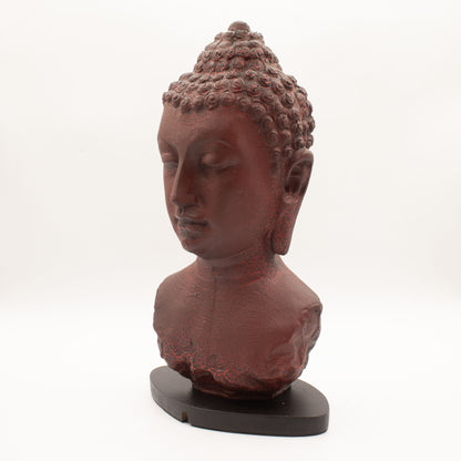 Buddha Bust Lamp Molton Lava - Oval stand AW Dropship Europe