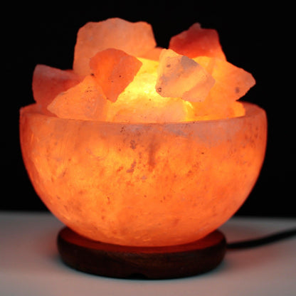 Salt Fire Bowl and Chunks - 15cm x 9cm AW Dropship Europe