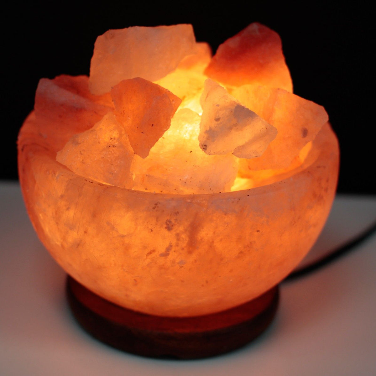 Salt Fire Bowl and Chunks - 15cm x 9cm AW Dropship Europe