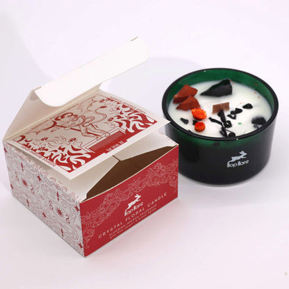 Hop Hare Crystal Magic Flower Candle - The Devil AWGifts Dropship