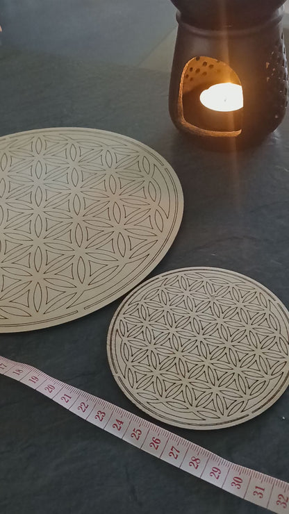 Fleur de vie en bois