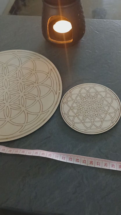 Fleur de vie en bois